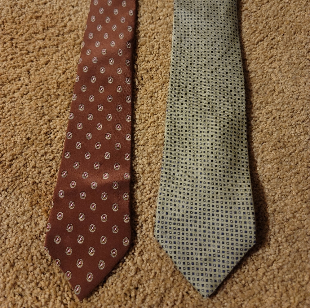 Two Ermenegildo Zegna Tie NWOT